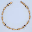 Pulso Rustico Tribal 4.35gr / 21.5cm / Oro 18K &