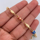 Pulso Rustico Barril 5.3gr / 21cm / Oro 18K &