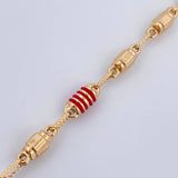 Pulso Rustico Barril 5.3gr / 21cm / Oro 18K &