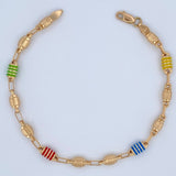 Pulso Rustico Barril 5.3gr / 21cm / Oro 18K &