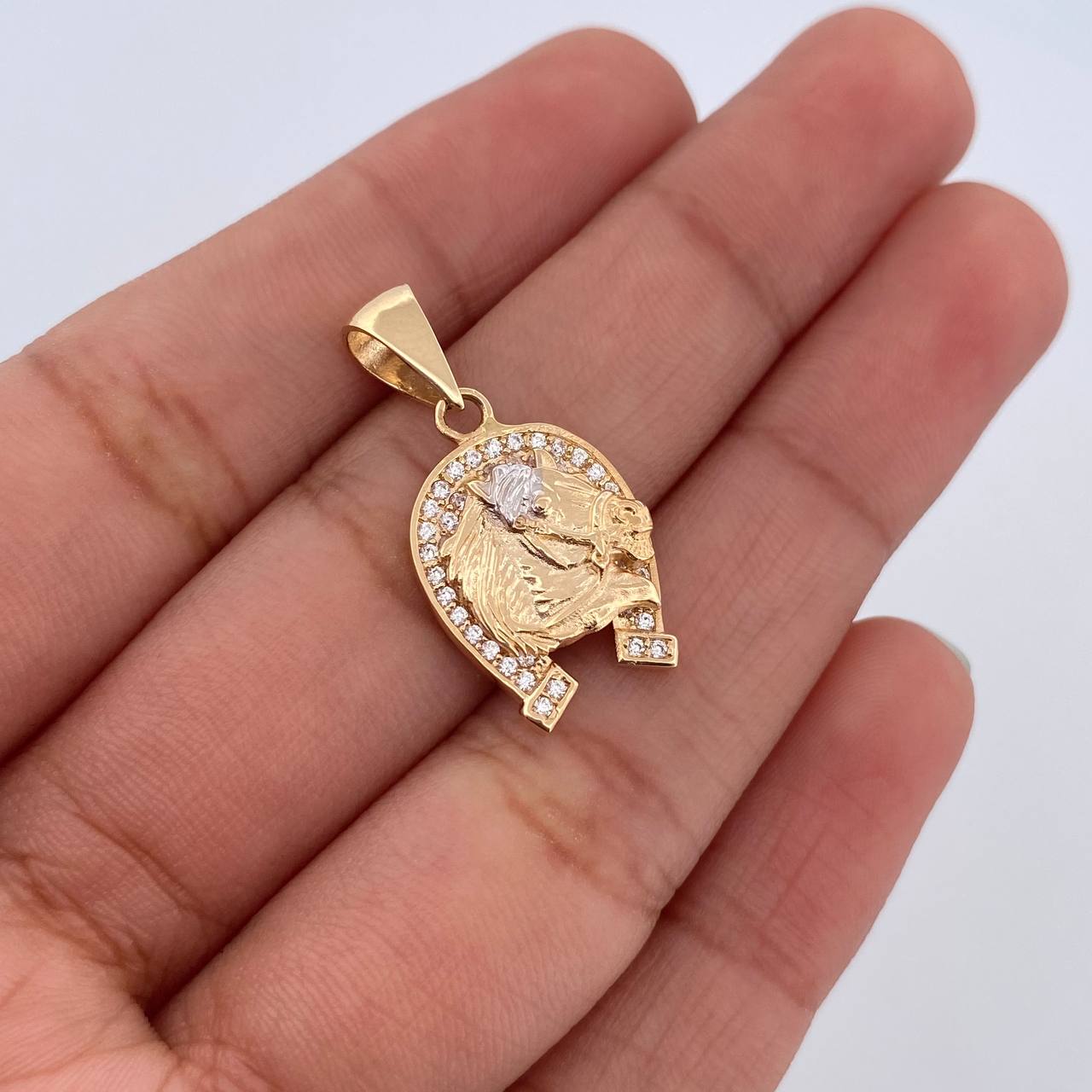 Dije Herradura Caballo 2.25gr / 2.5cm / Oro 18K &
