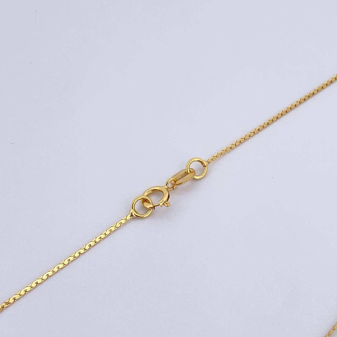 Cadena Serpiente 1.3gr / 50cm / +3 Oro 18K &