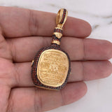Dije Botella Buchanan's 33.4gr / 5.9cm / Circones Naranjas Oro Amarillo 18K $