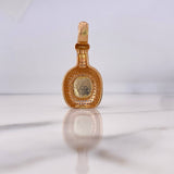 Dije Botella Don Julio 7.65gr / 4.2cm / Circones Blancos Azules Dos Oros Blanco Rosa 18K &