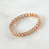 Anillo Cubano 1.7gr / T7 3/4 / Oro 18K -