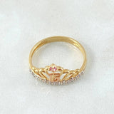 Anillo Corona 15s 2.05gr / T6 1/4 / Oro 18K -