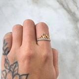 Anillo Corona 15s 2.05gr / T6 1/4 / Oro 18K -