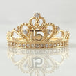 Anillo Corona 15s 2.35gr / T6 / Oro 18K *