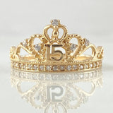 Anillo Corona 15s 2.35gr / T6 / Oro 18K *