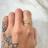 Anillo Corona 15s 2.35gr / T6 / Oro 18K *