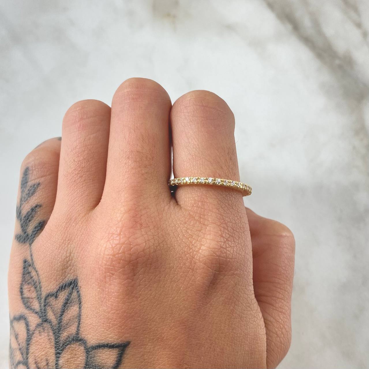 Anillo Churumbela 3.35gr / T6 / Oro 18K *