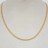 Cadena Cubana 2gr / 45cm / Oro Amarillo +1 18K $