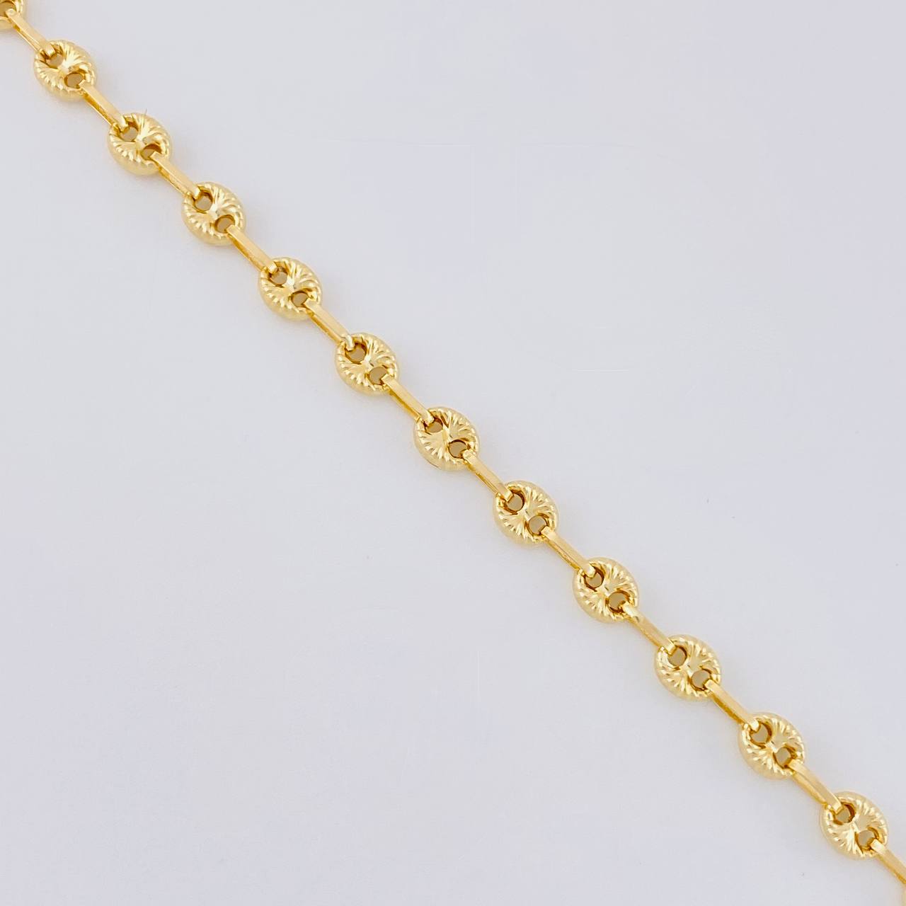 Cadena Gc Diamantada 4.7 g / 46 cm / 3.3 mm Oro Amarillo 18K