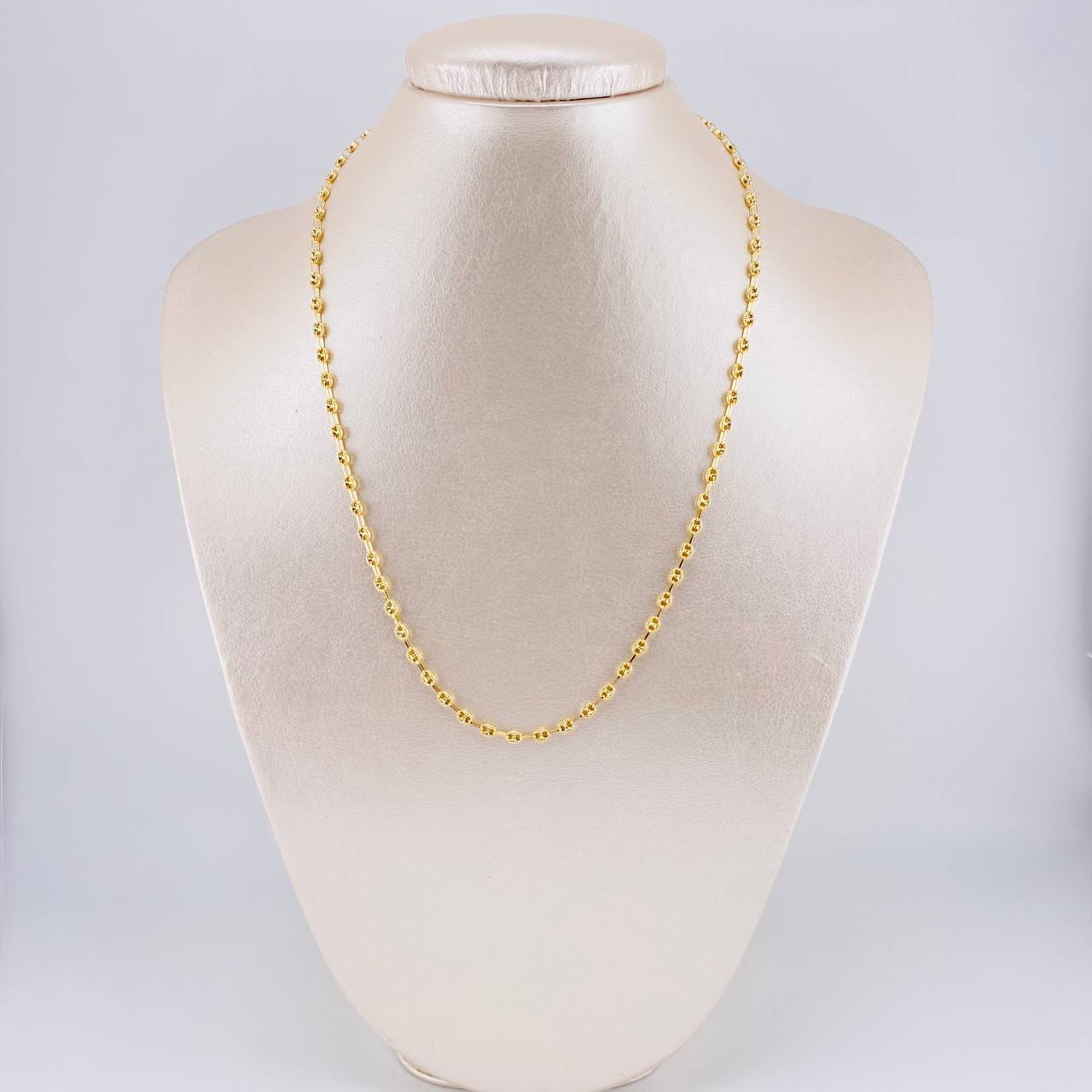 Cadena Gc Diamantada 4.7 g / 46 cm / 3.3 mm Oro Amarillo 18K