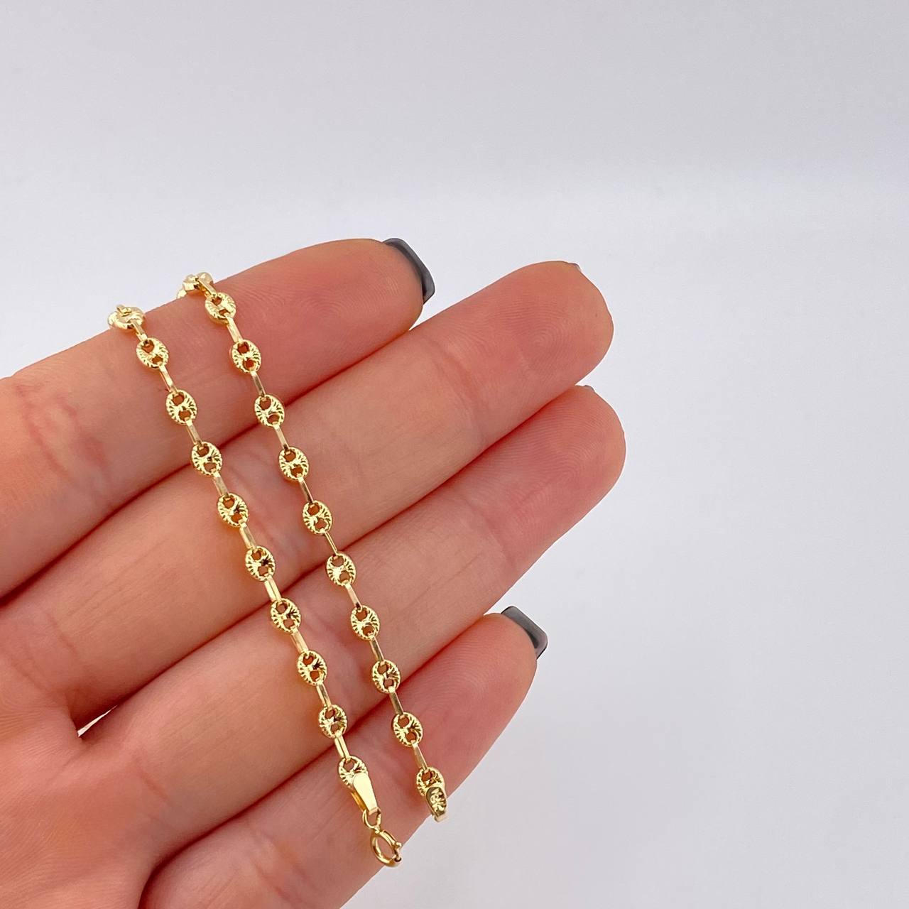 Cadena Gc Diamantada 4.45 g / 45.5 cm / 3.3 mm Oro Amarillo 18K