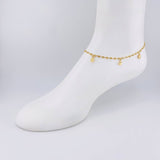 Tobillera Gc Dijes 4.15 g / 26.5 cm / 3.1 mm Oro Amarillo 18K