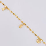 Tobillera Gc Dijes 3.85 g / 24.6 cm / 3.1 mm Oro Amarillo 18K