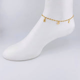 Tobillera Gc Dijes 3.85 g / 24.6 cm / 3.1 mm Oro Amarillo 18K