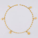 Tobillera Gc Dijes 4.3 g / 26.5 cm / 3.1 mm Oro Amarillo 18K