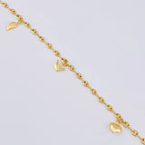 Tobillera Gc Dijes 4.3 g / 26.5 cm / 3.1 mm Oro Amarillo 18K