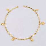 Tobillera Gc Dijes 4.35 g / 25.6 cm / 3.2 mm Oro Amarillo 18K