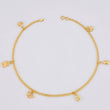 Tobillera Roll On Dijes 3.6 g / 25 cm / 2.3 mm Oro Amarillo 18K