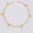 Tobillera Gc Dijes 4.05 g / 25.8 cm / 3.2 mm Oro Amarillo 18K