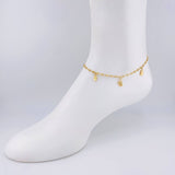 Tobillera Gc Dijes 3.95 g / 25.2 cm / 3.2 mm Oro Amarillo 18K