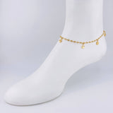 Tobillera Gc Dijes 4.05 g / 25.2 cm / 3.2 mm Oro Amarillo 18K