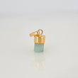 Dije Morralla Esmeralda 0.4g / 1.3cm Oro Amarillo 18K