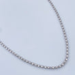 Cadena Militar 3.45gr / 40cm / Oro Blanco +3 18K &