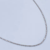 Cadena Morse 1.35gr / 45.4cm / Oro Blanco +3 18K &