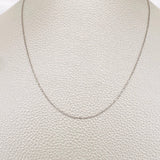 Cadena Morse 1.35gr / 45.4cm / Oro Blanco +3 18K &