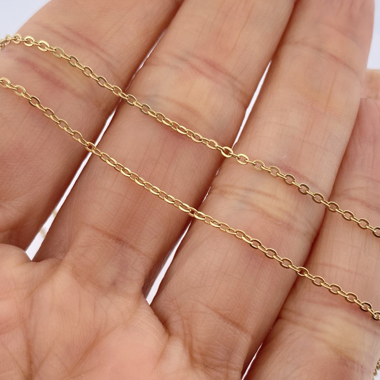 Cadena Aro Seguido 2.35gr / 52cm / Oro Amarillo +3 18K &