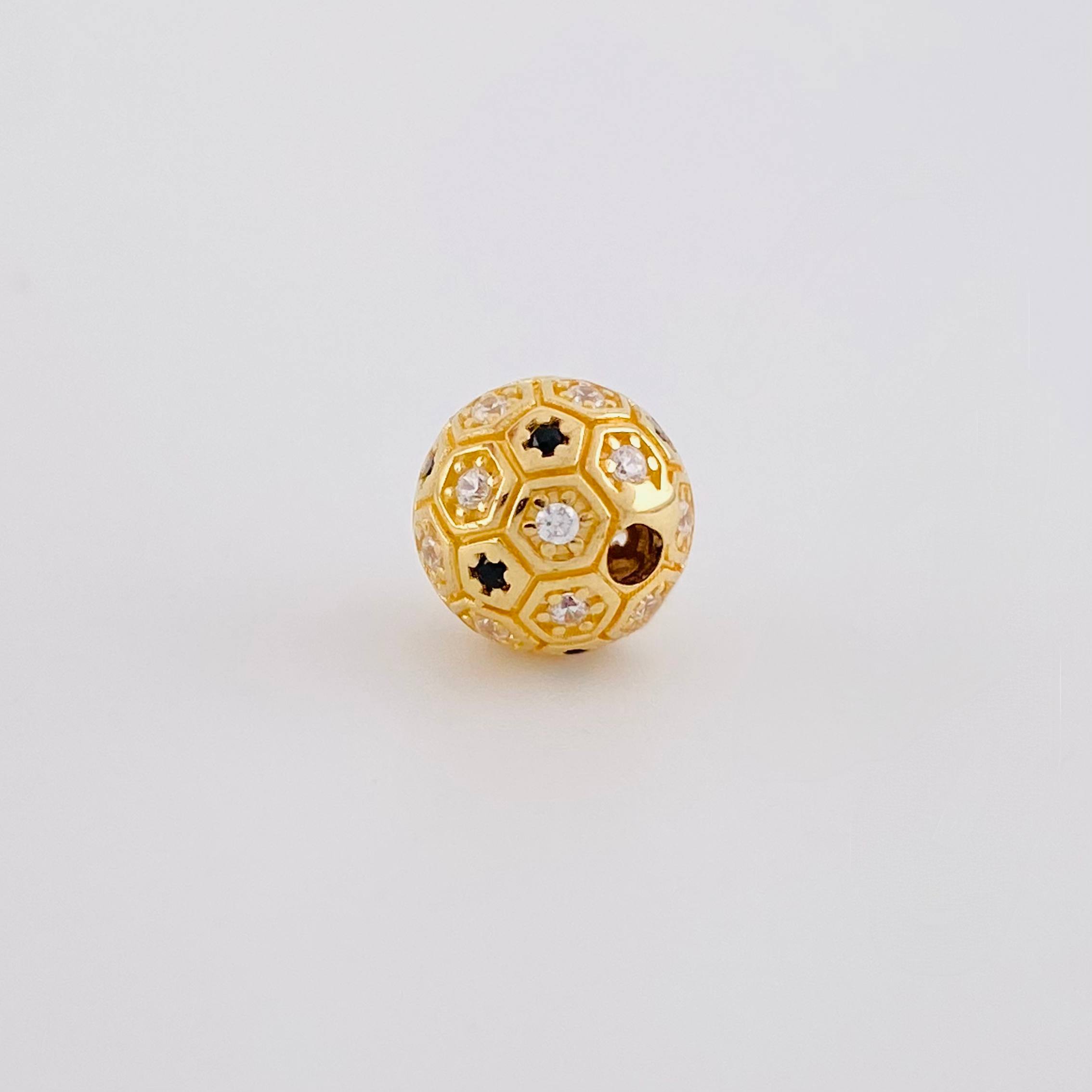Herraje Balón 1.55 g / 0.7 cm Oro Amarillo 18K