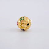 Herraje Balón 2 g / 1 cm Oro Amarillo 18K