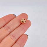 Herraje Balón 1.55 g / 0.7 cm Oro Rosa 18K