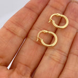 Candongas Carly 0.95gr / 1.5cm / Oro 18K &