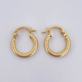Candongas Carly 0.95gr / 1.5cm / Oro 18K &