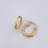 Candongas Carly 0.95gr / 1.5cm / Oro 18K &