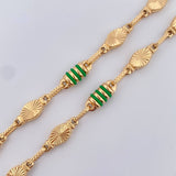 Cadena Eslabon Diamantado 16.05gr / 61cm / Oro 18K &