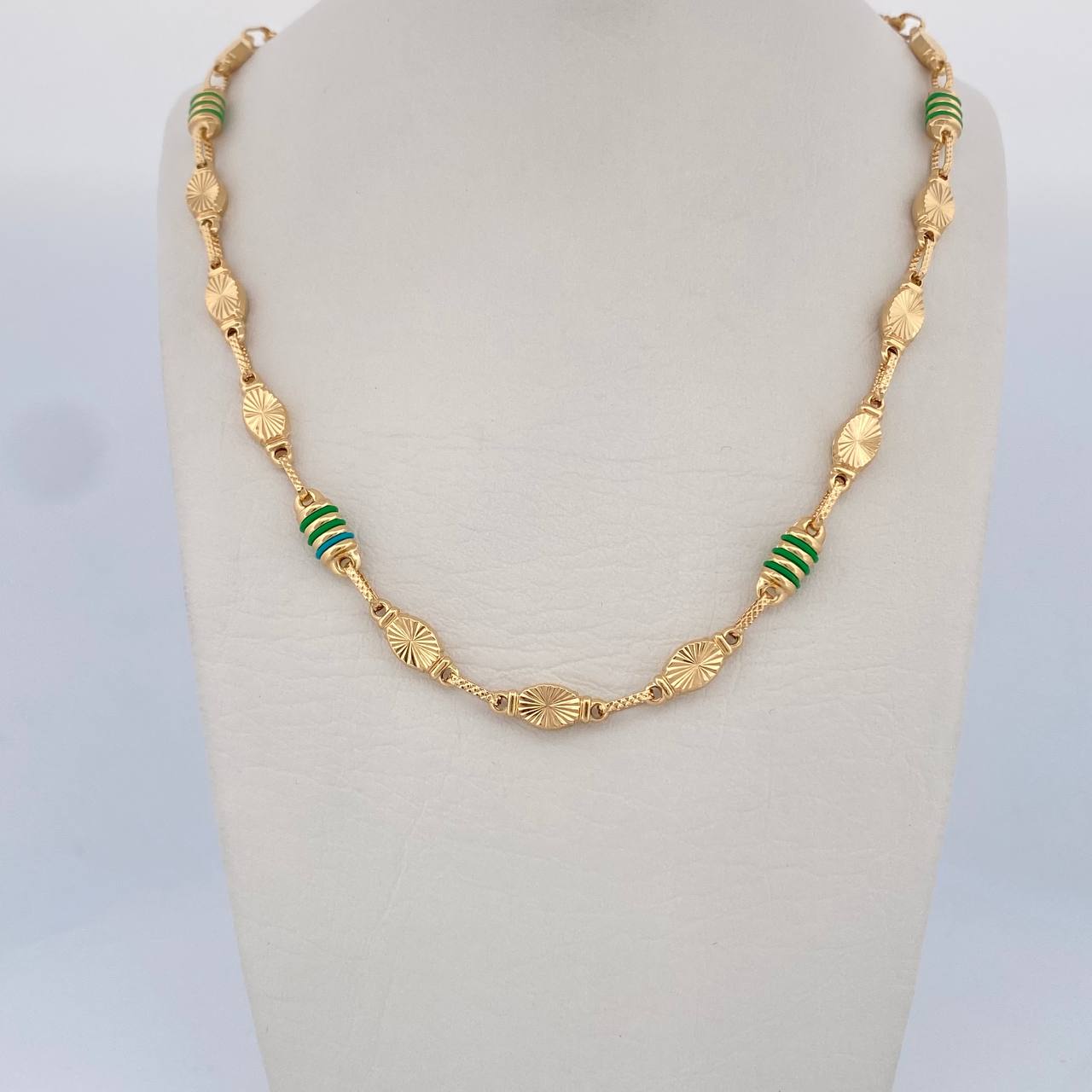 Cadena Eslabon Diamantado 16.05gr / 61cm / Oro 18K &