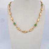 Cadena Eslabon Diamantado 16.05gr / 61cm / Oro 18K &