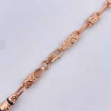 Cadena Rustico X 12.95gr / 61.5cm / Oro 18K &
