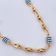 Cadena Rustico Rombos 15.1gr / 61.5cm / Oro 18K &
