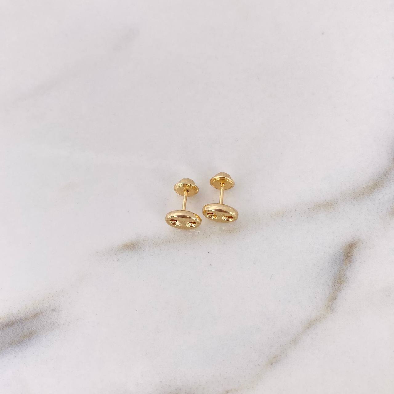 Topos GC 0.65gr / Diamantados Oro Amarillo 18K #