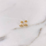 Topos GC 0.65gr / Diamantados Oro Amarillo 18K #