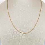Cadena Aro Seguido 1.6gr / 50cm / Oro Amarillo +3 18K &
