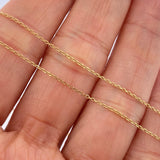 Cadena Aro Seguido 1.6gr / 50cm / Oro Amarillo +3 18K &