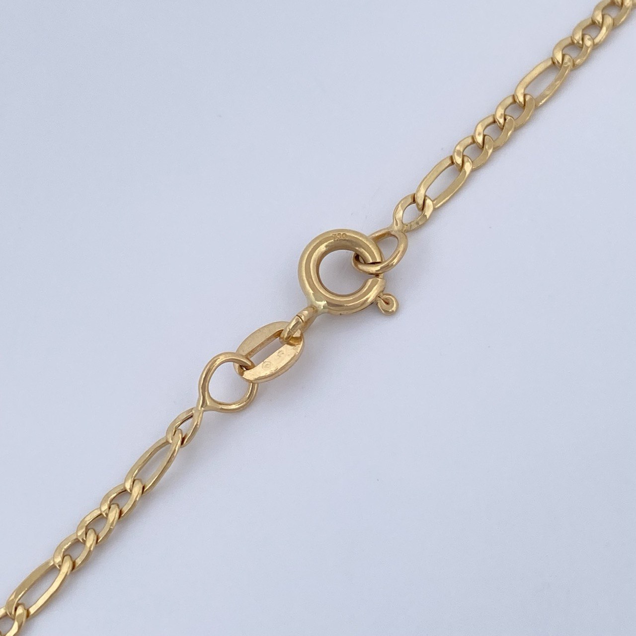 Cadena Figaro 3.6gr / 61cm / Oro Amarillo +1 18K &